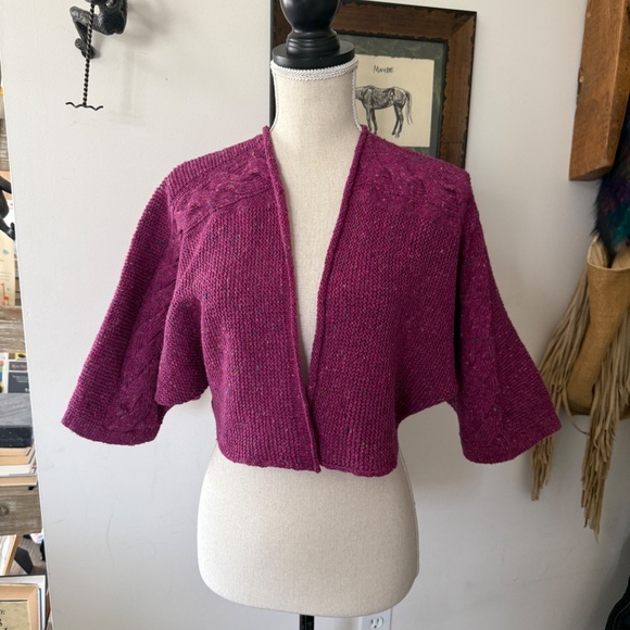 BILL BABER Handmade in Scotland Liscannor Islay Cardigan One Size - Picture 4 of 7